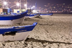Boats on Mediterranean Beach